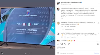 Antonio Rizola compartió en redes sociales su alegría por la victoria de Perú en el Mundial Sub 17.