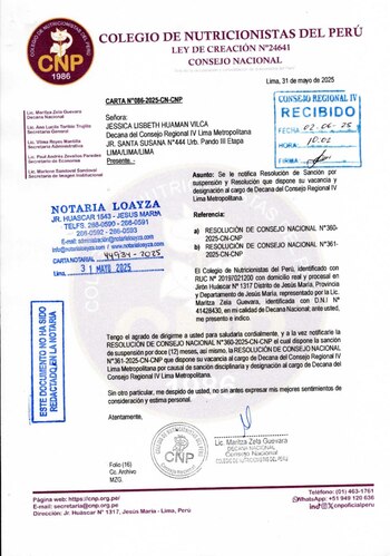 Colegio de nutricionistas