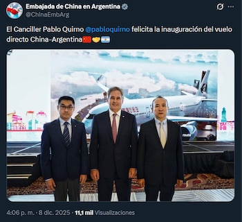 El tuit de la Embajada