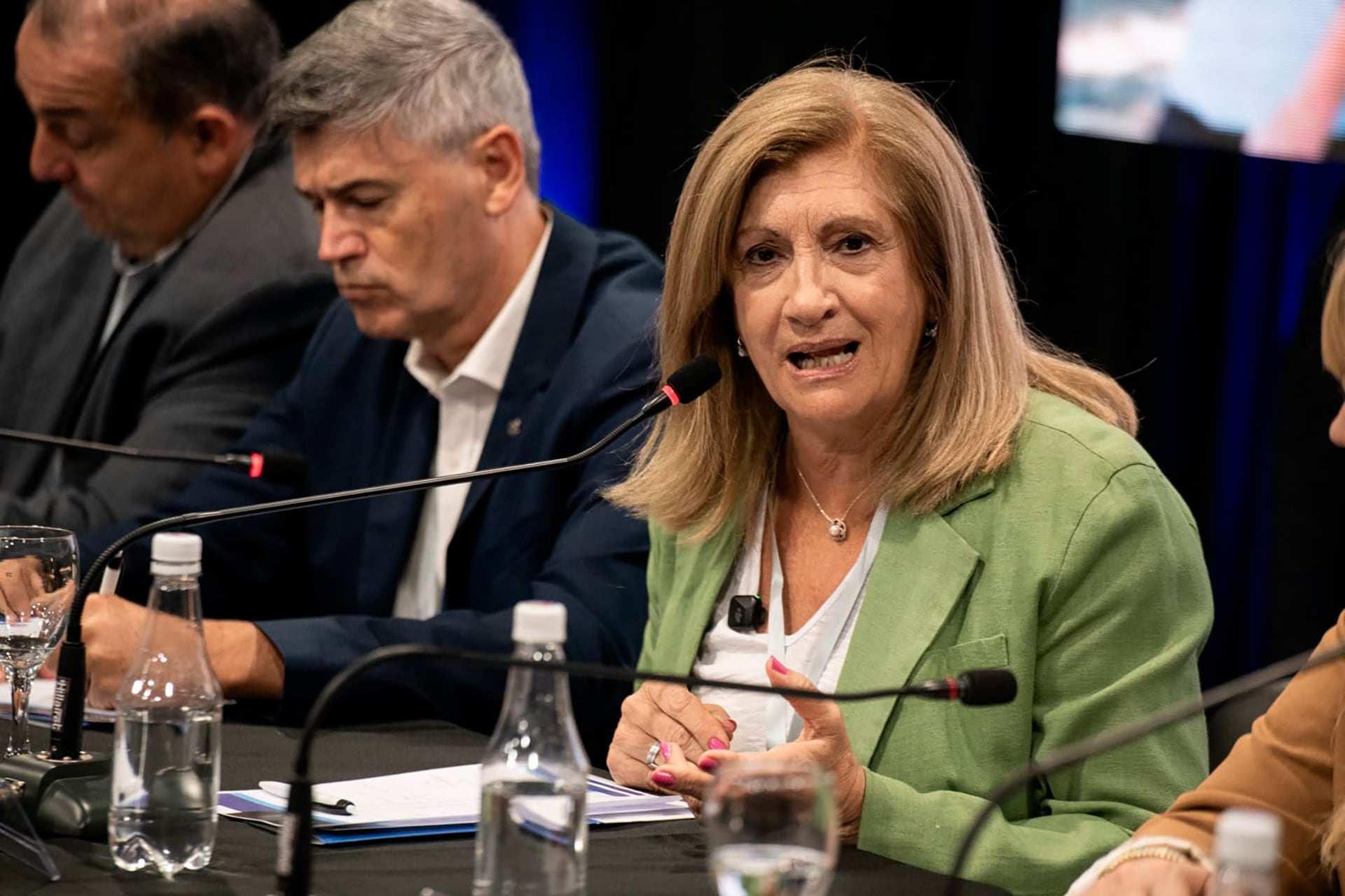 Rosario Romero, Daniel Passerini y Juan Pablo Poletti