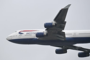 Un Boeing 747 de British