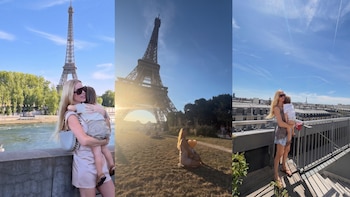 Días de relax para Nicole Neumann en París: recorridos, moda y vida familiar bajo la Torre Eiffel