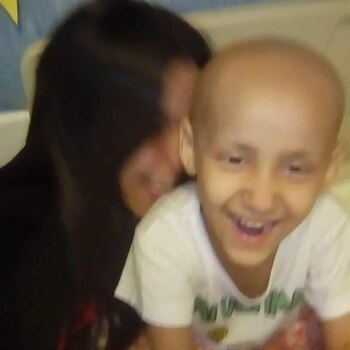 Sabrina con Juanita. Madre e