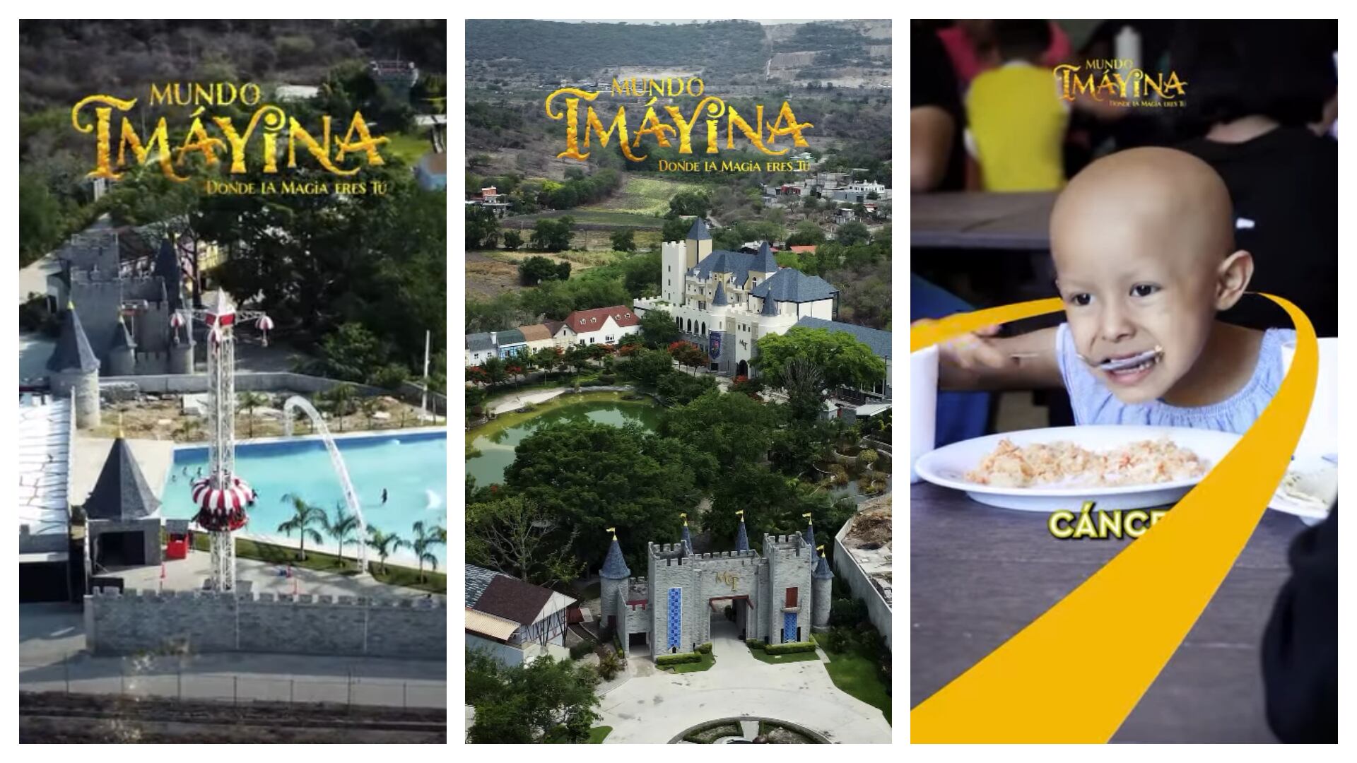 Mundo Imayina ue creado para que los niñ{os con cáncer, necesidades especiales, súindrome de Down y más puedan entrar a un parque de diversiones especialmente diseñado para ellos Fotos: Mundo Imayina Instagram