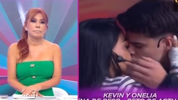Magaly Medina reacciona al beso de Onelia Molina y Kevin Díaz en EEG: “Esas bocas ya se conocían”