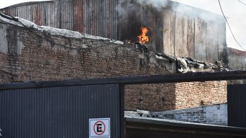 El incendio quemó todo el