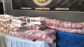 La marihuana decomisada tendría un valor millonario en el mercado ilícito.(FOTO: X / DIPAMPCO)