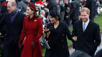 Los duques de Cambridge y