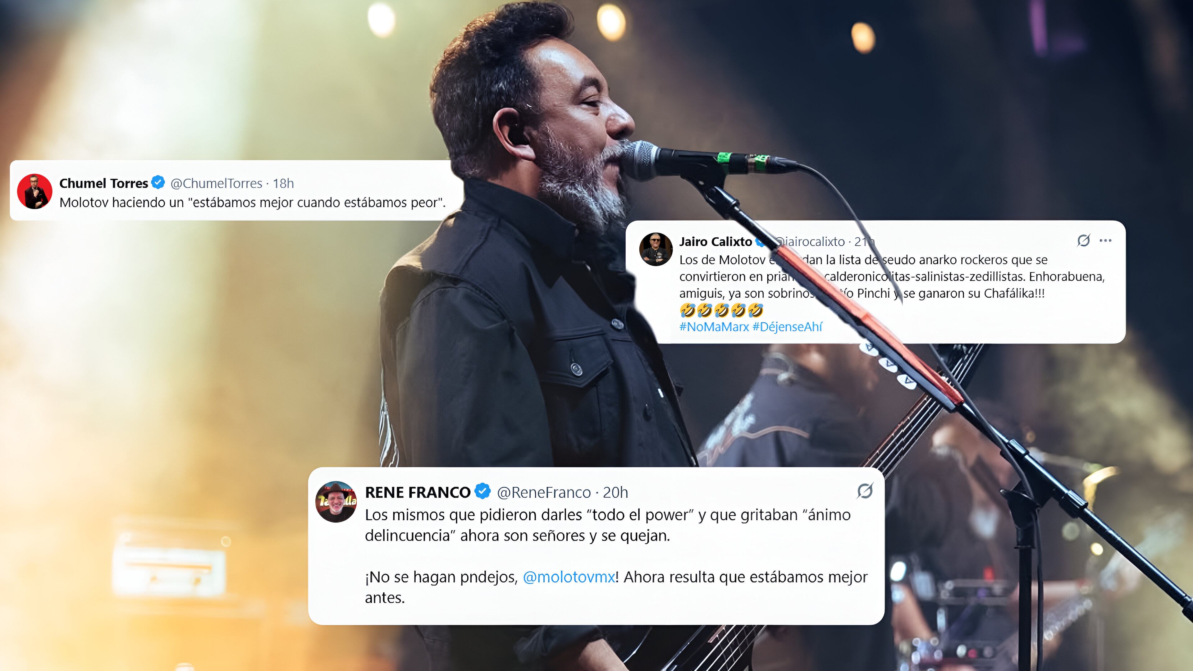 Las declaraciones, surgidas durante un concierto en el Palacio de los Deportes, encendieron el debate en redes sociales. (Infobae México)