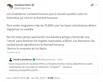 El presidente Gustavo Petro aclaró