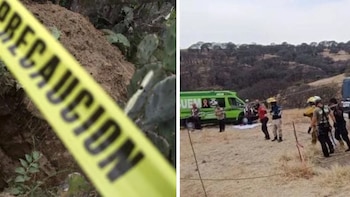 Localizan 10 cuerpos en fosa