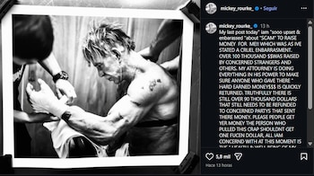 Rourke afirmó que el uso