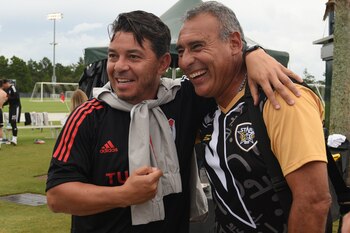 Marcelo Gallardo y su ex
