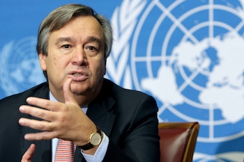 António Guterres, secretario general de