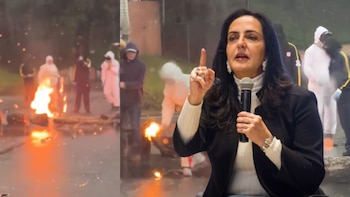 María Fernanda Cabal reaccionó al vandalismo de encapuchados en la Circunvalar en Bogotá: “Descaro e impotencia”