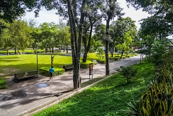 El encuentro se realiza en el Parque Cuscatlán bajo el lema Parques, Patrimonio y Ciudad: Nuevos Espacios para el Turismo Iberoamericano./ (Alcaldía Municipal de San Salvador Centro)