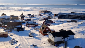 Científicos que trabajan en Groenlandia