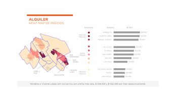 El "mapa caliente" de los