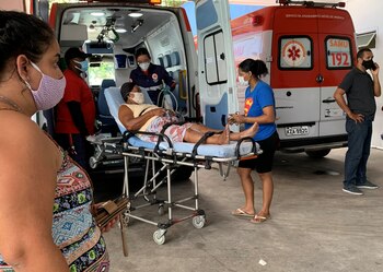 Traslado de una paciente en