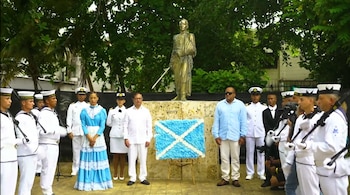 En la imagen, el presidente