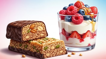 Qué conviene elegir como colación diaria entre las barritas proteicas y el yogur, según especialistas