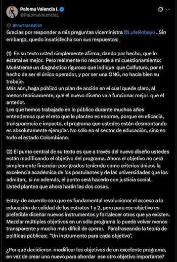 Las posiciones encontradas entre la