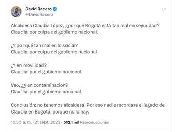 Con este mensaje en su