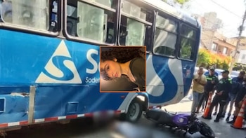 Identificaron a la joven de 19 años que murió en un accidente que involucró su motocicleta, un carro y un bus en Barranquilla