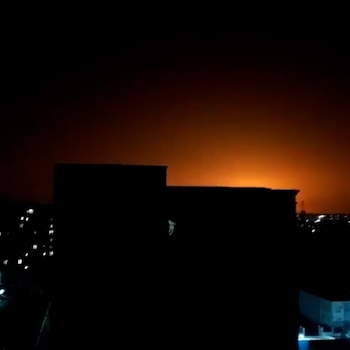 Un gran resplandor se puede