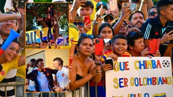 Así fue el masivo ‘banderazo’ de los hinchas de la selección Colombia en Houston, previo al partido contra Paraguay
