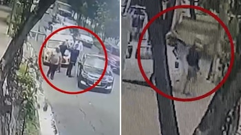 En video quedó la reacción de la Policía, que frustró un intento de fleteo en el sector de Teusaquillo en Bogotá: los capturados pretendian robarle $30 millones a un adulto mayor