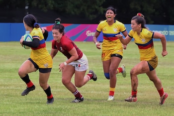 Las Tucanes son candidatas a ganar medalla en el rugby 7 femenino de los Juegos Centroamericanos y del Caribe - crédito Comité Olímpico Colombia