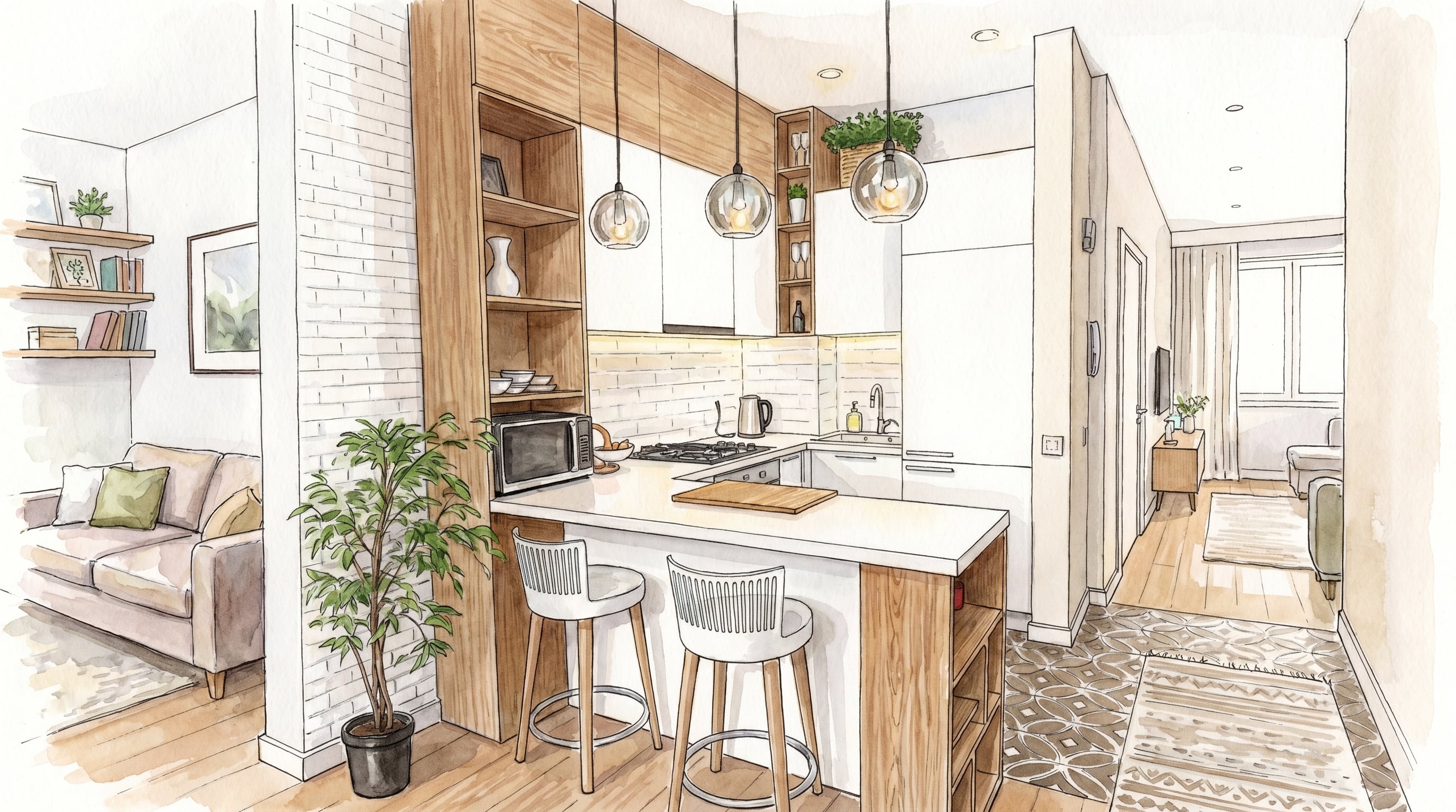 La micrococina gana terreno y cambia la forma de vivir la casa urbana