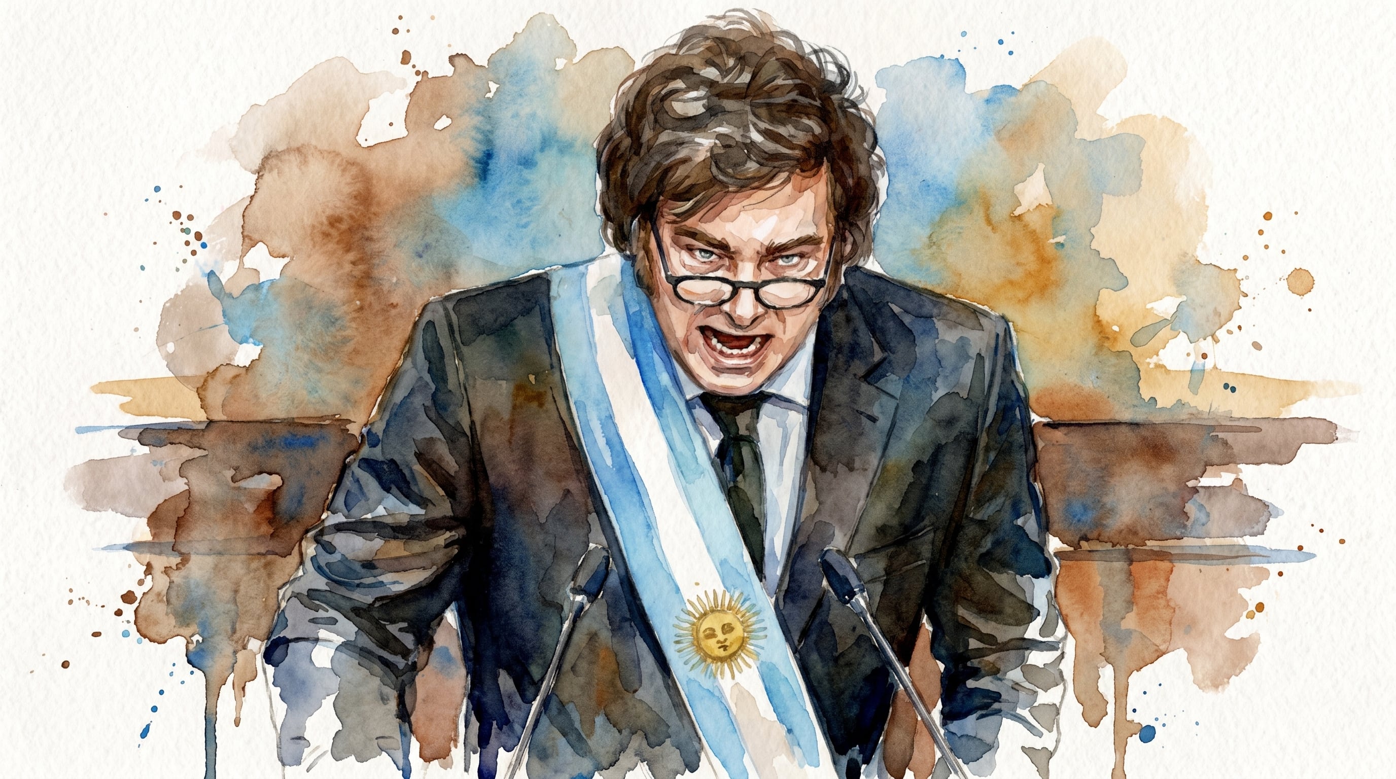 Javier Milei da un fuerte discurso en el Congreso. (Imagen Ilustrativa Infobae)