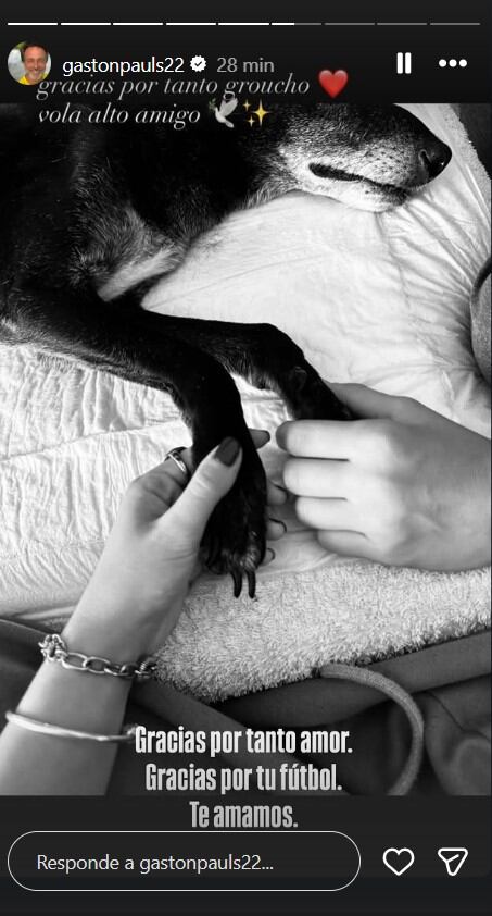 Groucho fue recordado por su carácter y por el lugar especial que tuvo en la familia Pauls-Cherri