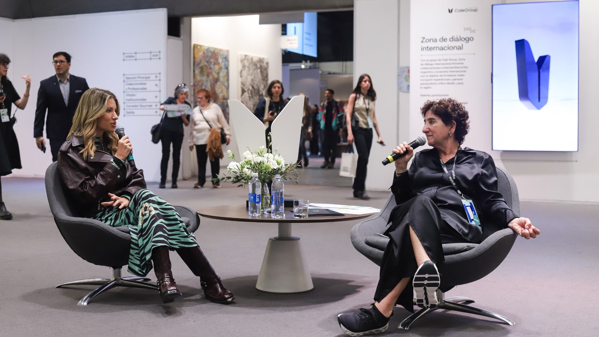 Angie Landaburu y Orly Benzacar (Gentileza CaleGroup)