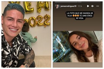 Post en Instagram de James Rodríguez. Foto: @jamesrodriguez10