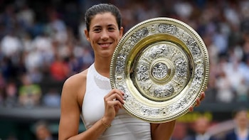 Garbiñe Muguruza, campeona de Wimbledon 2027 y ex número uno del mundo.