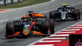 En la previa de la carrera de Colapinto, Nicolás Varrone terminó 13° en el Gran Premio de Barcelona de Fórmula 2