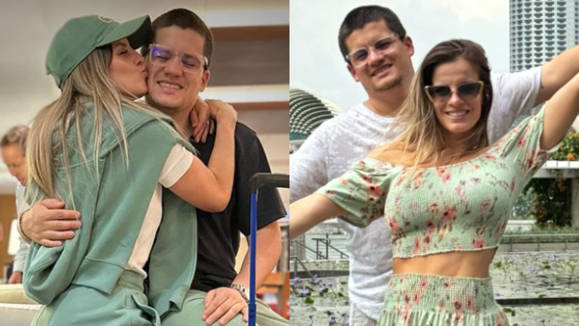 Alejandra Baigorria y Sergio trabajan juntos y siempre se han mostrado inseparables.