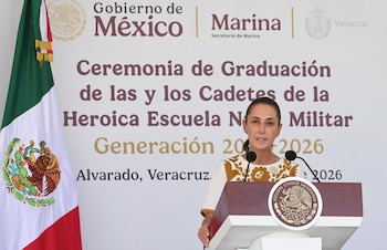Así fue como describió la presidenta al actual secretario de la Marina. Crédito: Presidencia