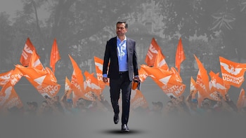 El candidato presidencial de Movimiento