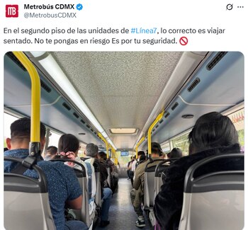 Viajar sentado en el segundo