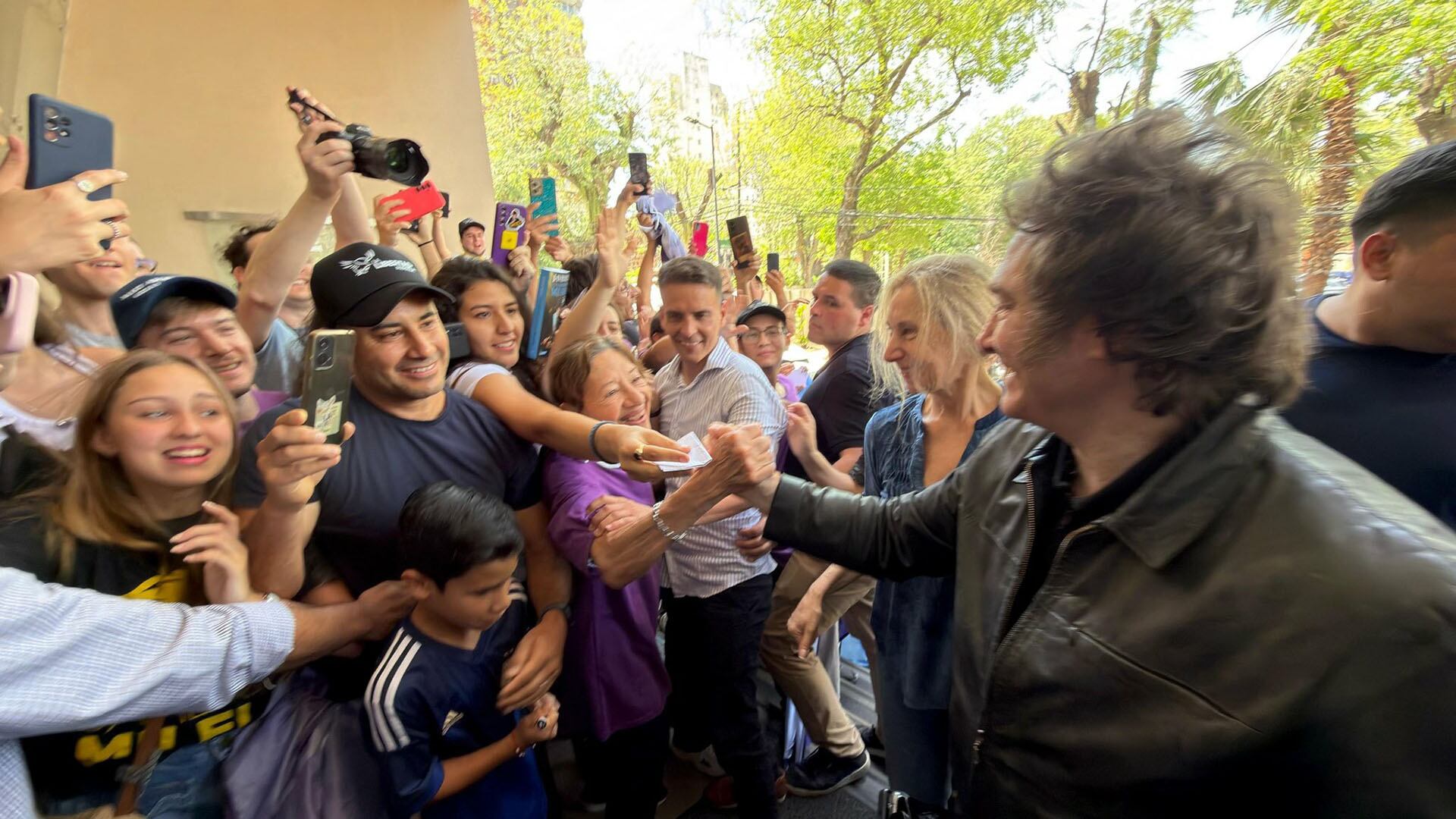 El presidente Javier Milei en Corrientes (@LLibertadAvanza)