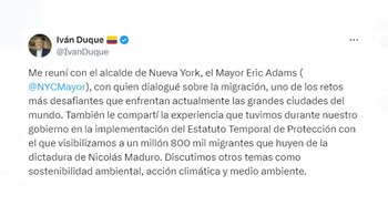 Iván Duque se reunió con
