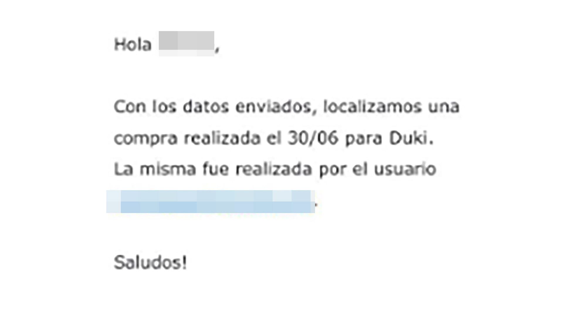 Uno de los reportes que le llegó a una víctima de los robos