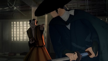 Samurái de ojos azules (Captura de tráiler oficial)