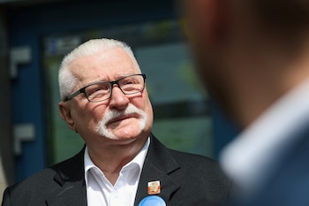 Lech Walesa, dirigente sindical polaco