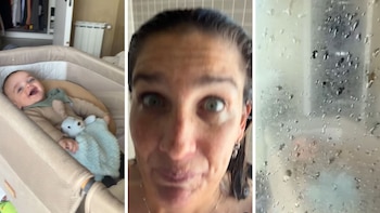 Juana Repetto mostró su táctica para entretener a su hijo mientras ella se baña: “Panam al desnudo”