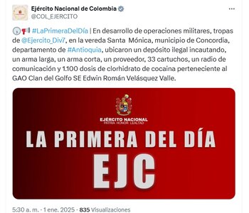 El operativo se desarrolló en